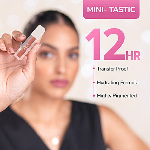 Mila Beaute Locked-In Liquid Lipstick Mini Set, 10.5 ml (7 pcs x 1.5 ml)