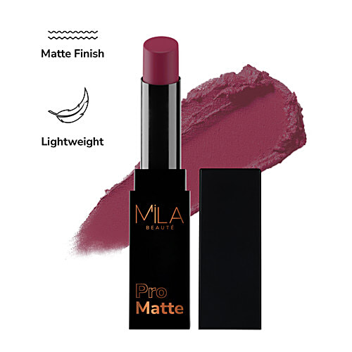Mila Beaute Pro Matte Lipstick, 4.2 g Anuradha 15
