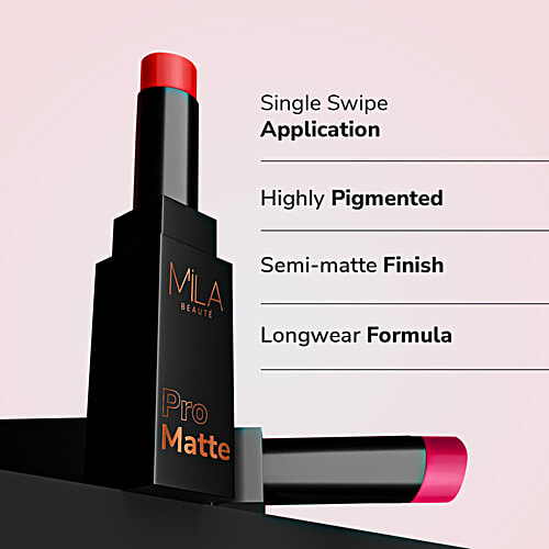 Mila Beaute Pro Matte Lipstick, 4.2 g Anuradha 15