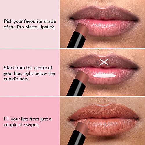 Mila Beaute Pro Matte Lipstick, 4.2 g Anuradha 15