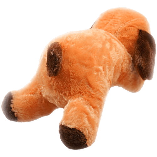 Babique Brown Dog Plush Soft Toy, 1 pc 26 cm, Soft Toys for Kids
