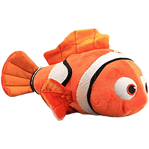 Babique Nemo Fish Orange Plush Soft Toy, 1 pc Animal Home Decor, 25 cm