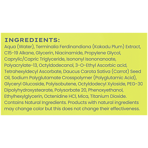 Hyphen Golden Hour Glow Moisturizer Gel Trap Technology For Hydration, 50 ml Brighter Skin With Triple Vitamin C & 3% Niacinamide