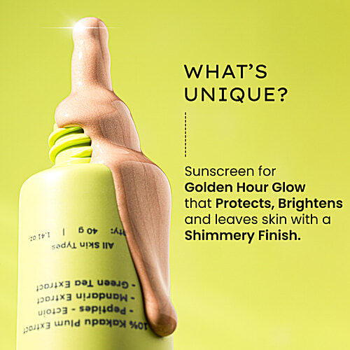 Hyphen Golden Hour Glow Screen SPF 50 PA++++ For All Skin Types, 40 g