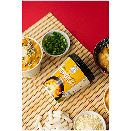 Good Seoul Topokki Cheesy Flavour Korean Rice Cake, 113 g