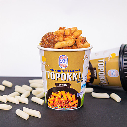 Good Seoul Topokki Bulgogi Flavour Korean Rice Cake - With Glass Noodles, 93 g  