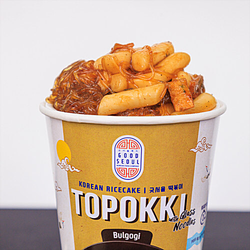Good Seoul Topokki Bulgogi Flavour Korean Rice Cake - With Glass Noodles, 93 g  