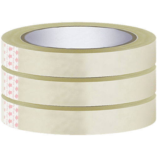 Nuovi Bopp Tape - Transparent, 42 Microns, 12 mm, 65 m, 3 pcs  