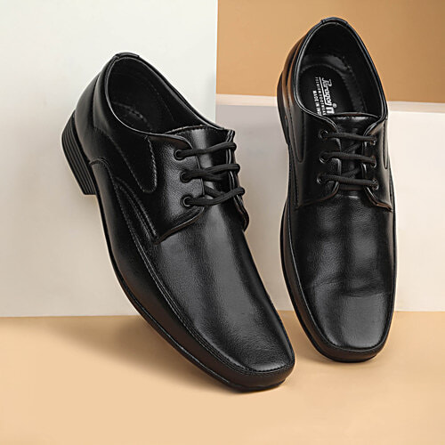 Paragon Mens Black Formal Shoes, 1 Pair (Size 7 UK/IND) 