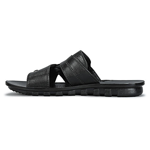 Paragon Mens Black Sandal, 1 Pair (Size 6 UK/IND) 