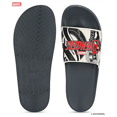 Paragon Mens White Sliders, 1 Pair (Size 9 UK/IND) Marvel