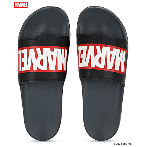 Paragon Mens Black Sliders, 1 Pair (Size 6 UK/IND)