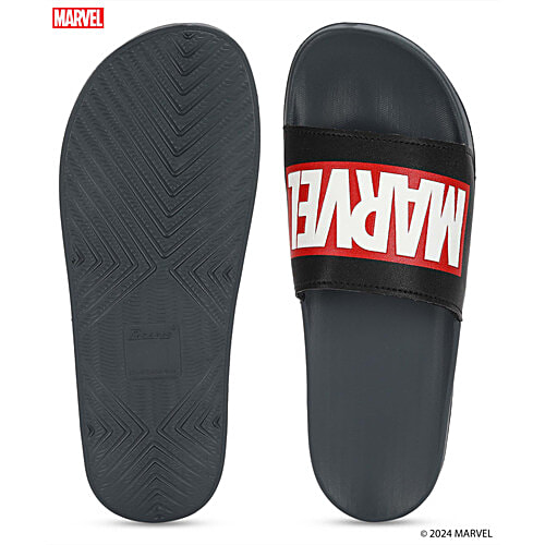 Paragon Mens Black Sliders, 1 Pair (Size 6 UK/IND)