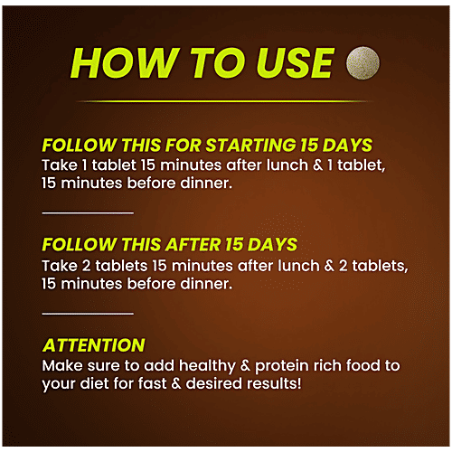 Ayuvya I Gain Ayurvedic Weight Supplement Tablets, 90 pcs New & Improved Formula | Ayurvedic Weight Gainer for Digestion & Muscle Mass | 100% Natural for Men & Women