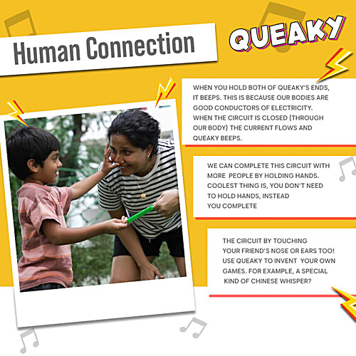 Blix Queaky STEM Toy - With Educational Music, Yellow, 1 pc