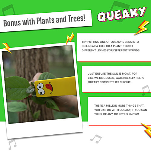 Blix Queaky STEM Toy - With Educational Music, Yellow, 1 pc