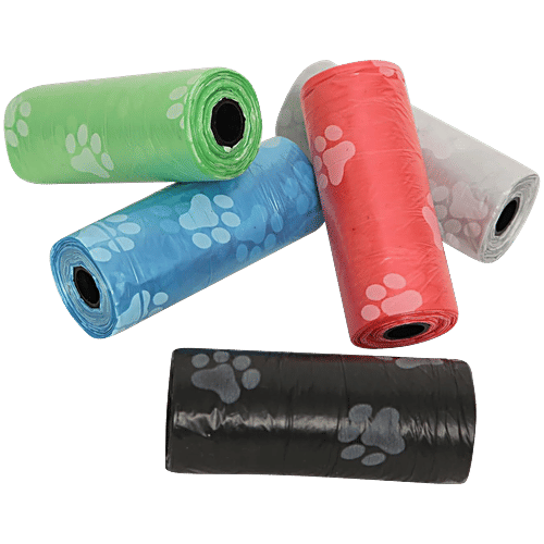 Petcrux Dog Poop Bags - Biodegradable Bags For Waste Pick Up, 75 pcs