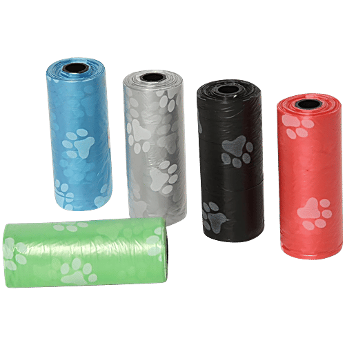 Petcrux Dog Poop Bags - Biodegradable Bags For Waste Pick Up, 75 pcs