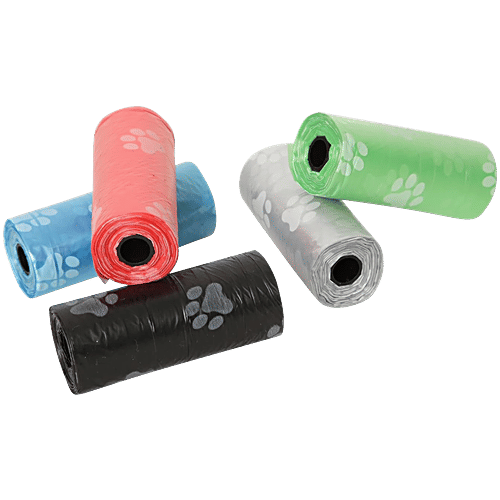 Petcrux Dog Poop Bags - Biodegradable Bags For Waste Pick Up, 75 pcs