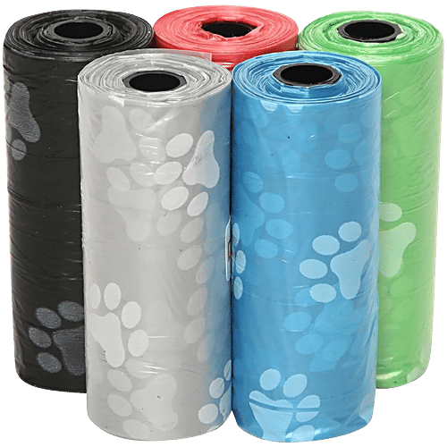 Petcrux Dog Poop Bags - Biodegradable Bags For Waste Pick Up, 75 pcs