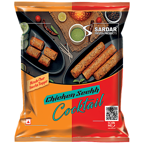 Sardar Chicken Seekh Cocktail, 500 g