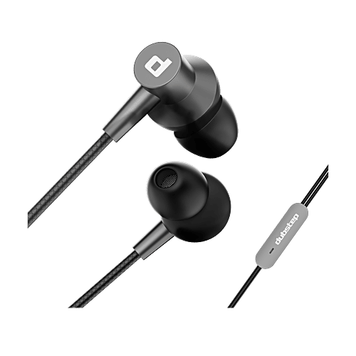 Dubstep Squad M7 In-Ear Wired Earphones With Mic & X-Bass Technology, 10 mm Dynamic Drivers - Grey, 1 pc  