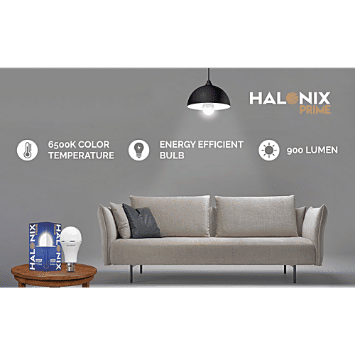 Halonix Rechargeable Emergency Inverter LED Bulb 14W - White, B22 With Up To 4 Hours Backup, 1 pc  Rechargeable Emergency Inverter LED Bulb