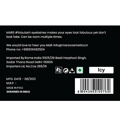 MARS Cosmetics Fabulash Eyelashes, 1 Pair 09 Just Enough Drama 