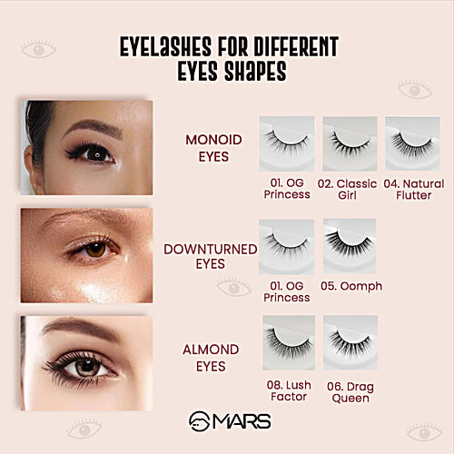 MARS Cosmetics Fabulash Eyelashes, 1 Pair 09 Just Enough Drama 