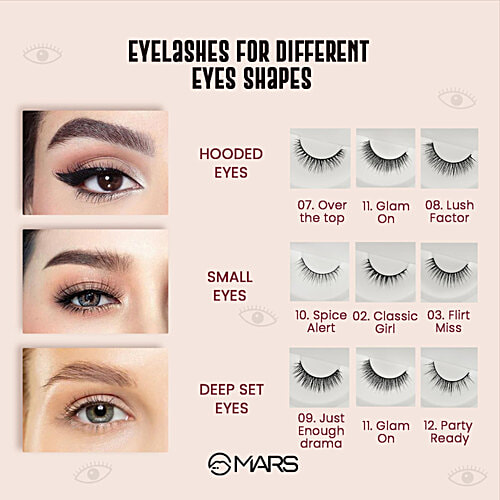 MARS Cosmetics Fabulash Eyelashes, 1 Pair 09 Just Enough Drama 