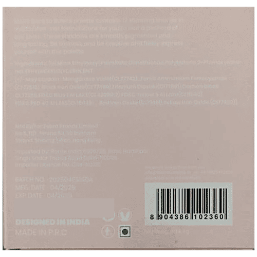 MARS Cosmetics Back To Basics Eyeshadow Palette, 14.4 g Shade-02