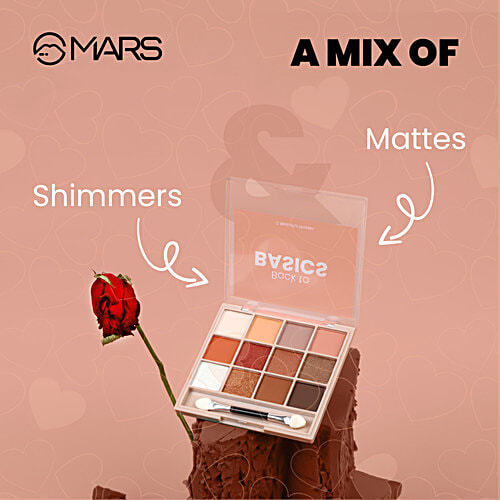 MARS Cosmetics Back To Basics Eyeshadow Palette, 14.4 g Shade-02