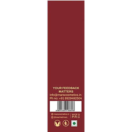 MARS Cosmetics Creamy Matte Lipstick, 3.2 g 12 Khoobsurat Kuchipudi 