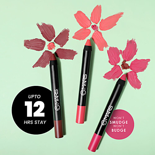 MARS Cosmetics Won't Smudge Won't Budge Lip Crayon, 3.5 g 10-Girl Power 