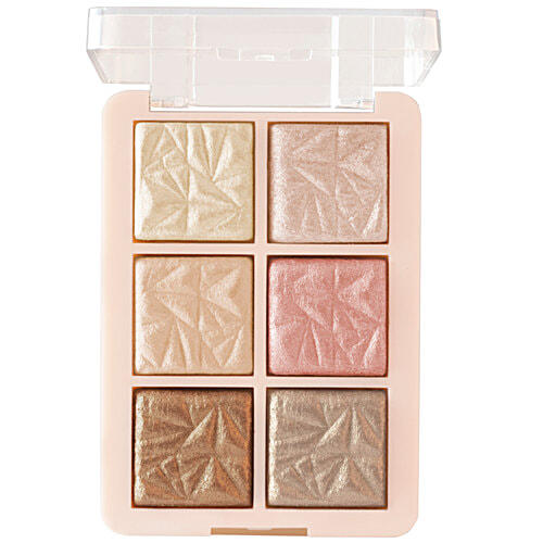 MARS Cosmetics Glowzilla Palette Face Kit, 12 g Shade-03 6 Colour Highlighter Palette