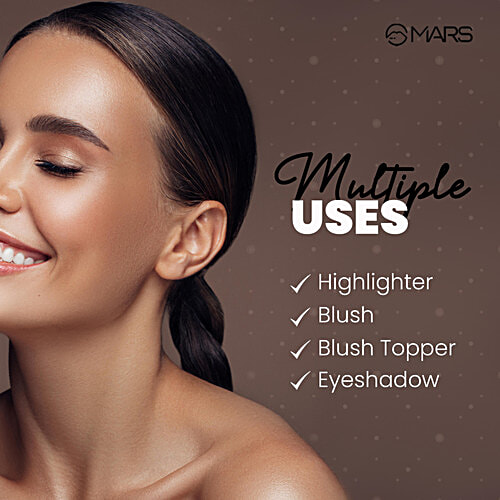 MARS Cosmetics Glowzilla Palette Face Kit, 12 g Shade-03 6 Colour Highlighter Palette