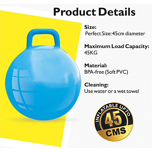 IToys Hop Ball - With Pump, 3+ Years, 4 pcs