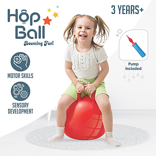 IToys Hop Ball - With Pump, 3+ Years, 4 pcs