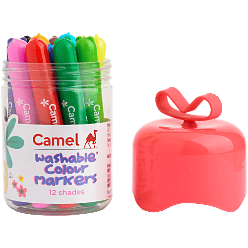Camel Colour Markers - Assorted, 12 pcs  