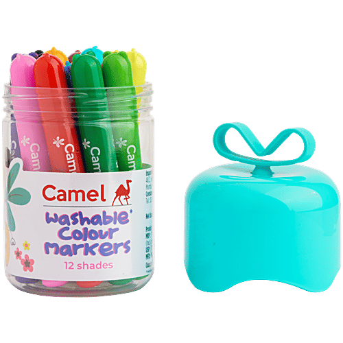 Camel Colour Markers - Assorted, 12 pcs  