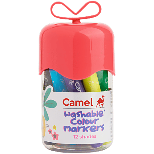 Camel Colour Markers - Assorted, 12 pcs  