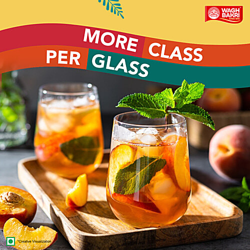 Wagh Bakri Peach Flavour Ice Tea Instant Premix, 400 g Assam Blend, Vitamin C Boost