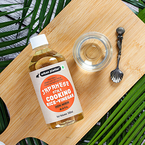 Urban Platter Japanese Style Cooking Rice Vinegar Hon Mirin, 500 ml Bottle 