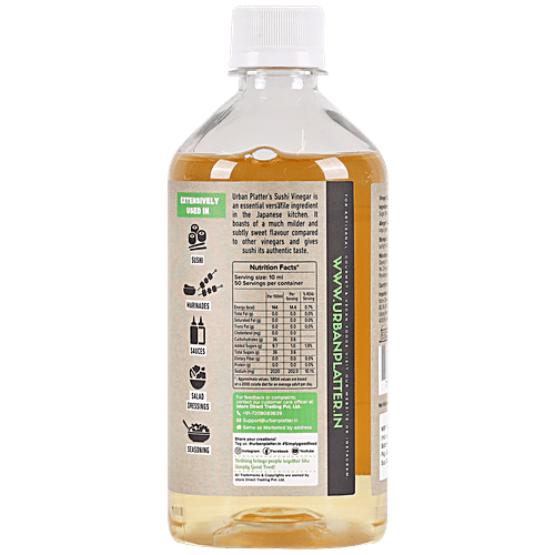 Urban Platter Japanese Style Sushi Vinegar - Awasezu, 500 ml Bottle Traditionally Brewed and Perfect for Seasoning sushi Rice