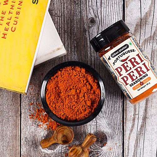 Urban Platter Portuguese Peri Peri Seasoning Mix, 80 g Jar Fiery, Zesty
