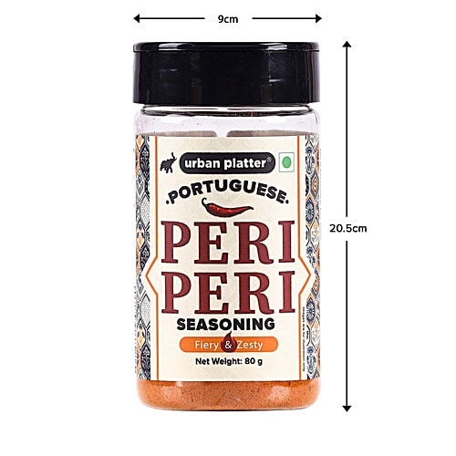 Urban Platter Portuguese Peri Peri Seasoning Mix, 80 g Jar Fiery, Zesty