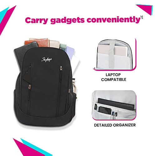 Skybags Forge Laptop Backpack - Black, 16 L  