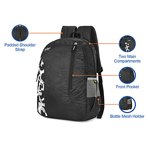 Skybags Brat (E) Backpack - Black, 22 L