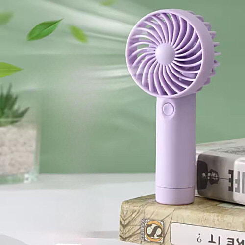 HashWOW Portable Handheld Mini Fan - USB Rechargeable, Purple, 1 pc  