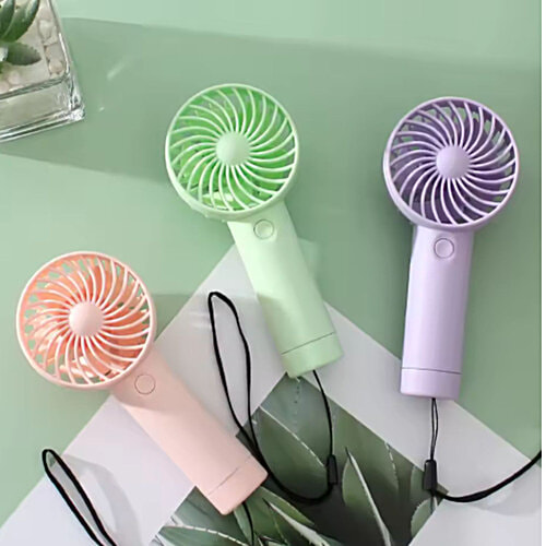 HashWOW Portable Handheld Mini Fan - USB Rechargeable, Purple, 1 pc  